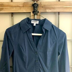 Pacific Blue, Express Button Up Size XS